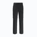 Pantaloni softshell da donna Jack Wolfskin Glastal Zip Off nero 6