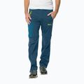 Pantaloni softshell da uomo Jack Wolfskin Glastal Zip Away mare scuro