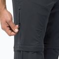 Jack Wolfskin pantaloni softshell da uomo Glastal Zip Away phantom 3