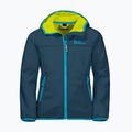 Jack Wolfskin Fourwinds Jacket Giacca softshell da bambino mare scuro 4