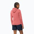 Giacca da trekking da donna Jack Wolfskin Modesto con cappuccio rosa sbiadito 2