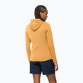 Jack Wolfskin giacca da trekking da donna Modesto con cappuccio giallo miele 2
