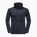 Giacca da trekking Jack Wolfskin Modesto da uomo con cappuccio blu notte 5