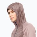 Giacca Jack Wolfskin Routeburn Pro Hybrid da donna, rosa fumo 4