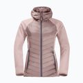 Giacca Jack Wolfskin Routeburn Pro Hybrid da donna, rosa fumo 5