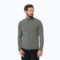 Giacca da trekking Jack Wolfskin da uomo Prelight FZ verde geco