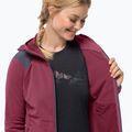 Jack Wolfskin giacca da trekking da donna Kolbenberg con cappuccio FZ rosso sangria 3