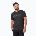 Maglietta da trekking da uomo Jack Wolfskin Peak Graphic phantom