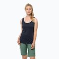 Jack Wolfskin T-shirt trekking donna Pack & Go Tank blu notte