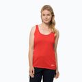 Jack Wolfskin T-shirt trekking donna Pack & Go Tank arancione tango