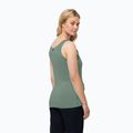 Maglietta da trekking Jack Wolfskin donna Pack & Go Tank verde picnic 2