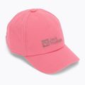 Cappello da baseball Jack Wolfskin per bambini rosa limonata