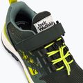 Jack Wolfskin Vili Hiker Texapore Low verde ardesia, scarpe da trekking per bambini 10