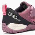 Scarponi da trekking Jack Wolfskin Vili Action Low color malva cenere per bambini 8