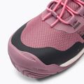 Scarponi da trekking Jack Wolfskin Vili Action Low color malva cenere per bambini 10