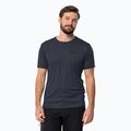 Jack Wolfskin T-shirt trekking uomo Tech blu scuro