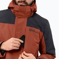 Giacca Jack Wolfskin 3in1 da uomo Romberg carminio 6
