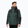 Jack Wolfskin giacca Jasper 3in1 uomo nero oliva