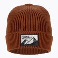Jack Wolfskin Edo Badge Beanie berretto invernale color carminio 2