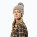 Berretto invernale da donna Jack Wolfskin Highloft Knit Beanie grigio polvere 7