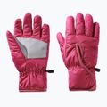 Guanti da trekking per bambini Jack Wolfskin Easy Entry fucsia scuro