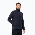 Jack Wolfskin giacca in pile da uomo Winterstein Fz blu notte