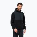 Jack Wolfskin Felslicht Uomo Felpa in pile con cappuccio blu notte