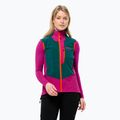 Jack Wolfskin Alpspitze verde mare, giacca senza maniche da donna per l'escursionismo