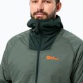 Giacca da pioggia Jack Wolfskin Alpspitze Ins Hybrid hedge verde uomo 3
