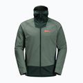 Giacca da pioggia Jack Wolfskin Alpspitze Ins Hybrid hedge verde uomo 7