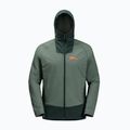 Giacca da pioggia Jack Wolfskin Alpspitze Ins Hybrid hedge verde uomo 8
