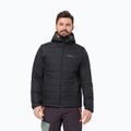 Jack Wolfskin piumino da uomo Lapawa Ins Hoody nero