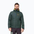 Jack Wolfskin piumino da uomo Lapawa Ins Hoody nero oliva