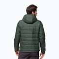 Jack Wolfskin piumino da uomo Lapawa Ins Hoody nero oliva 2