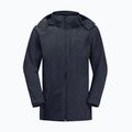 Jack Wolfskin giacca da pioggia da uomo Fernblick 2L blu notte 7