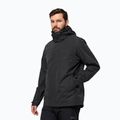 Jack Wolfskin giacca 3in1 da uomo Feldberg Luntal 3in1 nero 2