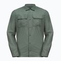 Camicia da trekking Jack Wolfskin Barrier L/S hedge verde uomo 5