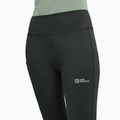 Jack Wolfskin pantaloni da trekking da donna Klintal Tights nero 4