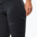 Jack Wolfskin pantaloni da trekking da donna Kammweg Tights nero 4