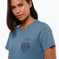 T-shirt Jack Wolfskin da donna Discover Heart blu elementare 3