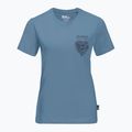 T-shirt Jack Wolfskin da donna Discover Heart blu elementare 4