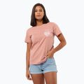 T-shirt Jack Wolfskin da donna Discover Heart rose dawn