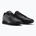 Uomo Reebok Classic Leather nucleo nero / nucleo nero / grigio puro 5 scarpe 2