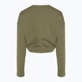 Felpa adidas Hyperglam Crop Crew donna, focus olive 2