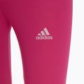 Leggings da bambino adidas Essentials Lin team real magenta/rosa chiaro 3