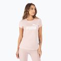 Maglietta da allenamento da donna PUMA ESS Logo rosa quarzo