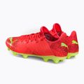 PUMA Future Z 4.4 FG/AG scarpe da calcio uomo fiery coral/fizzy light/puma nero/salmon 3