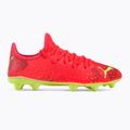 PUMA Future Z 4.4 FG/AG scarpe da calcio da bambino fiery coral/fizzy light/puma nero/salmon 2