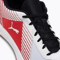 PUMA Varion Scarpe da pallavolo puma bianco/puma nero/rosso ad alto rischio 7