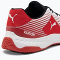 PUMA Varion Scarpe da pallavolo puma bianco/puma nero/rosso ad alto rischio 8